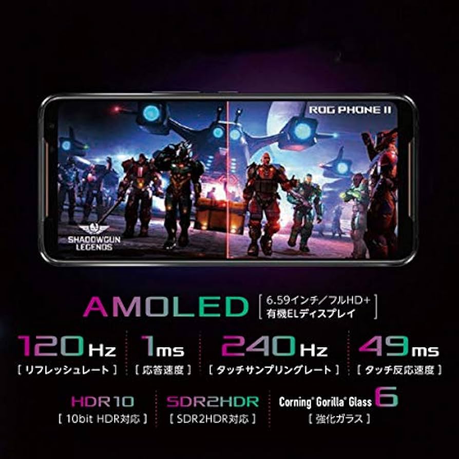 Amazon | ROG Phone II(マットブラック) 12GB/1TB SIMフリー